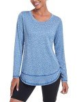 Women's Quick Dry Yoga & Workout Top - Blue