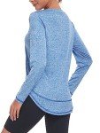Women's Quick Dry Yoga & Workout Top - Blue