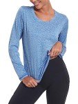 Women's Quick Dry Yoga & Workout Top - Blue
