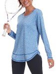 Women's Quick Dry Yoga & Workout Top - Blue