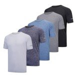 Men’s Short Sleeve Gym T-Shirt 5 Pack