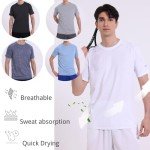 Men’s Short Sleeve Gym T-Shirt 5 Pack