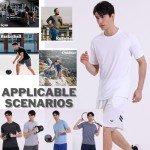 Men’s Short Sleeve Gym T-Shirt 5 Pack