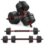 Adjustable Dumbbell Set for Home Fitness Training