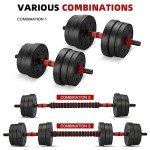 Adjustable Dumbbell Set for Home Fitness Training
