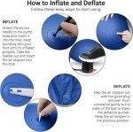 ROMIX Anti-Burst Exercise Ball with Pump