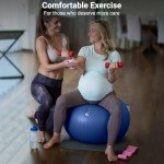 ROMIX Anti-Burst Exercise Ball with Pump