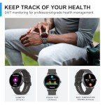 Smart Fitness Watch with AMOLED Display and Tracker