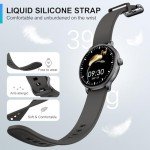 Smart Fitness Watch with AMOLED Display and Tracker