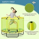 Kids Safe Trampoline with Enclosure - 4.6FT