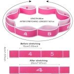 Abeillo Elastic Yoga Stretching Strap with Loops