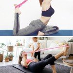 Abeillo Elastic Yoga Stretching Strap with Loops