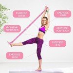 Abeillo Elastic Yoga Stretching Strap with Loops