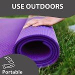 ZENO Non-Slip Yoga Mat with Free Carry Bag