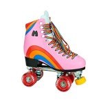 Moxi Rainbow Rider Quad Roller Skates - Pink Heart