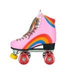 Moxi Rainbow Rider Quad Roller Skates - Pink Heart