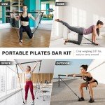 Adjustable Pilates Bar Kit with Resistance Bands