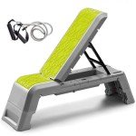 Leikefitness Adjustable Aerobic Deck and Dumbbell Bench