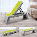 Leikefitness Adjustable Aerobic Deck and Dumbbell Bench