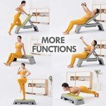 Leikefitness Adjustable Aerobic Deck and Dumbbell Bench