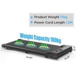 Portable Under Desk Treadmill with Remote Control