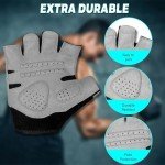 Breathable Fingerless Gym Gloves for Weightlifting