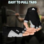 Breathable Fingerless Gym Gloves for Weightlifting
