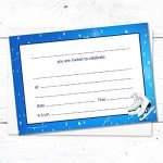 Ice Skating Party Invitations - A6 Double Sided Cards