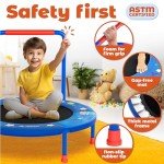 Happin Kids Mini Trampoline with Handlebar & Safety Pad