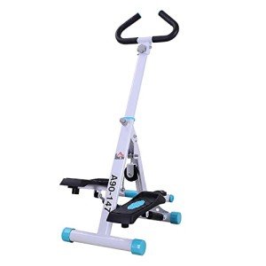 HOMCOM Stepper with Handle for Home Fitness