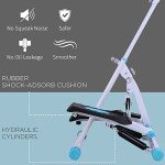 HOMCOM Stepper with Handle for Home Fitness