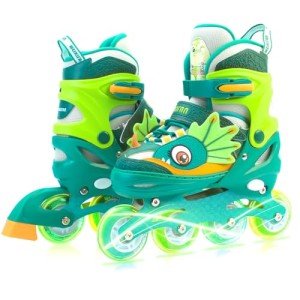 Adjustable Dinosaur Inline Skates for Kids