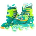 Adjustable Dinosaur Inline Skates for Kids