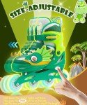 Adjustable Dinosaur Inline Skates for Kids