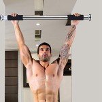 Adjustable Wall-Mounted Pull-Up Bar for Home Fitness