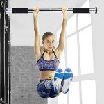 Adjustable Wall-Mounted Pull-Up Bar for Home Fitness
