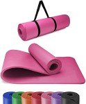 RAXTER 10mm Non-Slip Yoga Mat - Pink