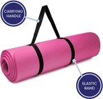 RAXTER 10mm Non-Slip Yoga Mat - Pink