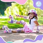 Adjustable Unicorn Roller Skates for Kids - Purple