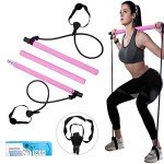 Portable Pilates Bar Kit with Resistance Bands