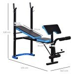 Adjustable Weight Bench with Leg Developer for Home Gym