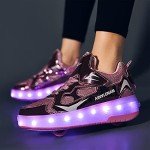 YongerYong LED Roller Skate Shoes for Kids