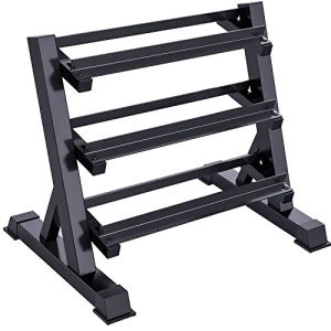 Zlinke 3-Tier Dumbbell Rack for Home Gym