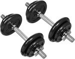 Adjustable 38 lb Dumbbell Weight Set with Case