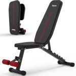PASYOU Adjustable Foldable Weight Bench for Home Gym