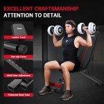 PASYOU Adjustable Foldable Weight Bench for Home Gym