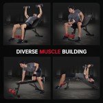PASYOU Adjustable Foldable Weight Bench for Home Gym