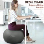 Anti-Burst Slip Resistant Fitness and Yoga Ball