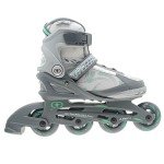 Women's Inline Skates Grey/Teal UK 6/EU 38.5