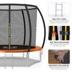 FK Sports Outdoor Trampoline with Safety Enclosure